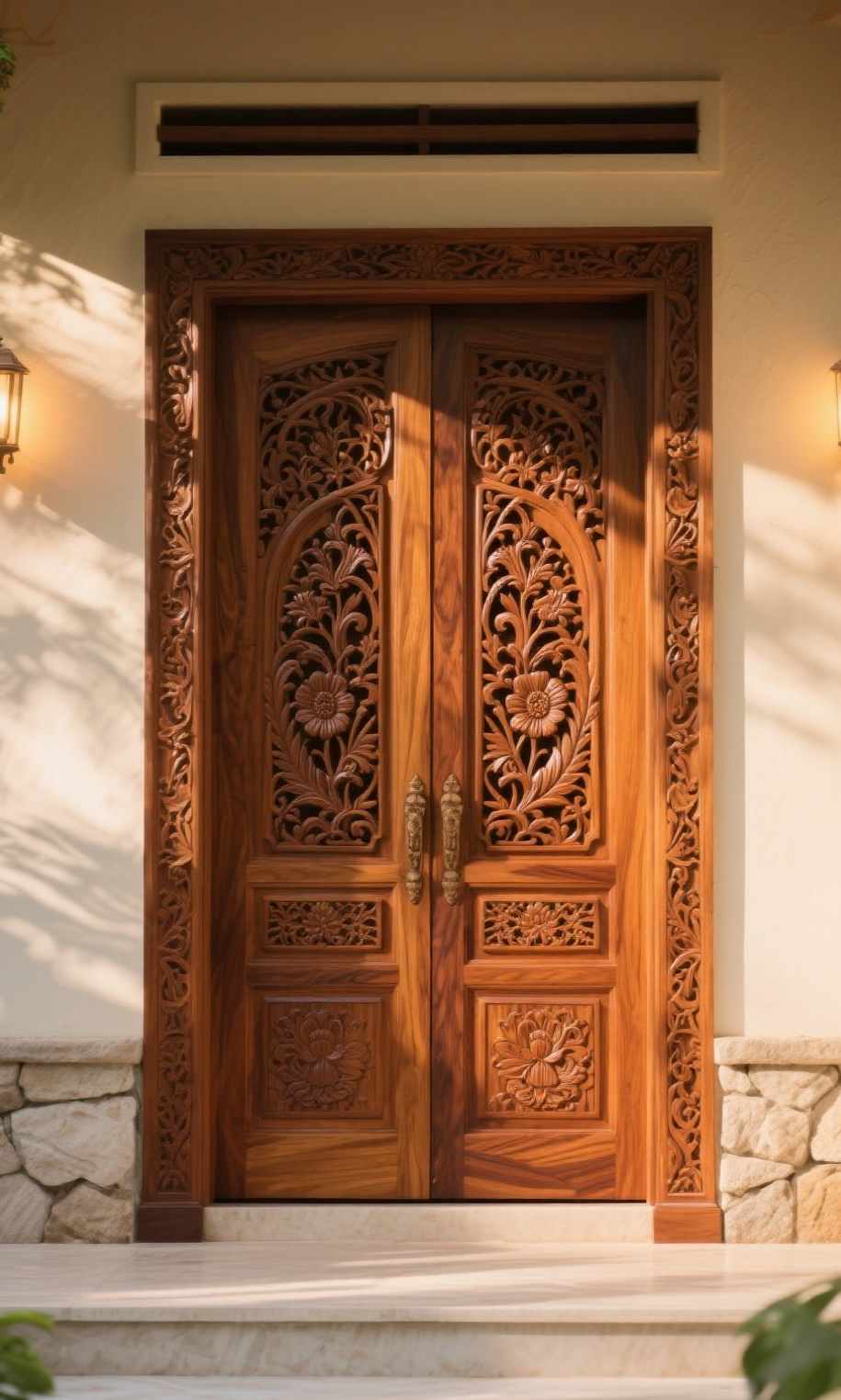 Jual Pintu Kayu Jati Minimalis & Ukir Klasik Modern 1