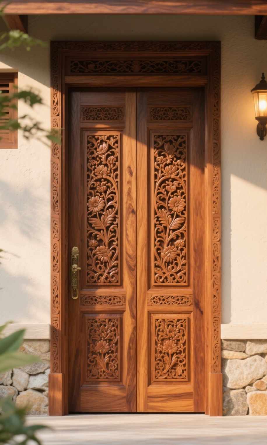 Jual Pintu Kayu Jati Minimalis & Ukir Klasik Modern 10