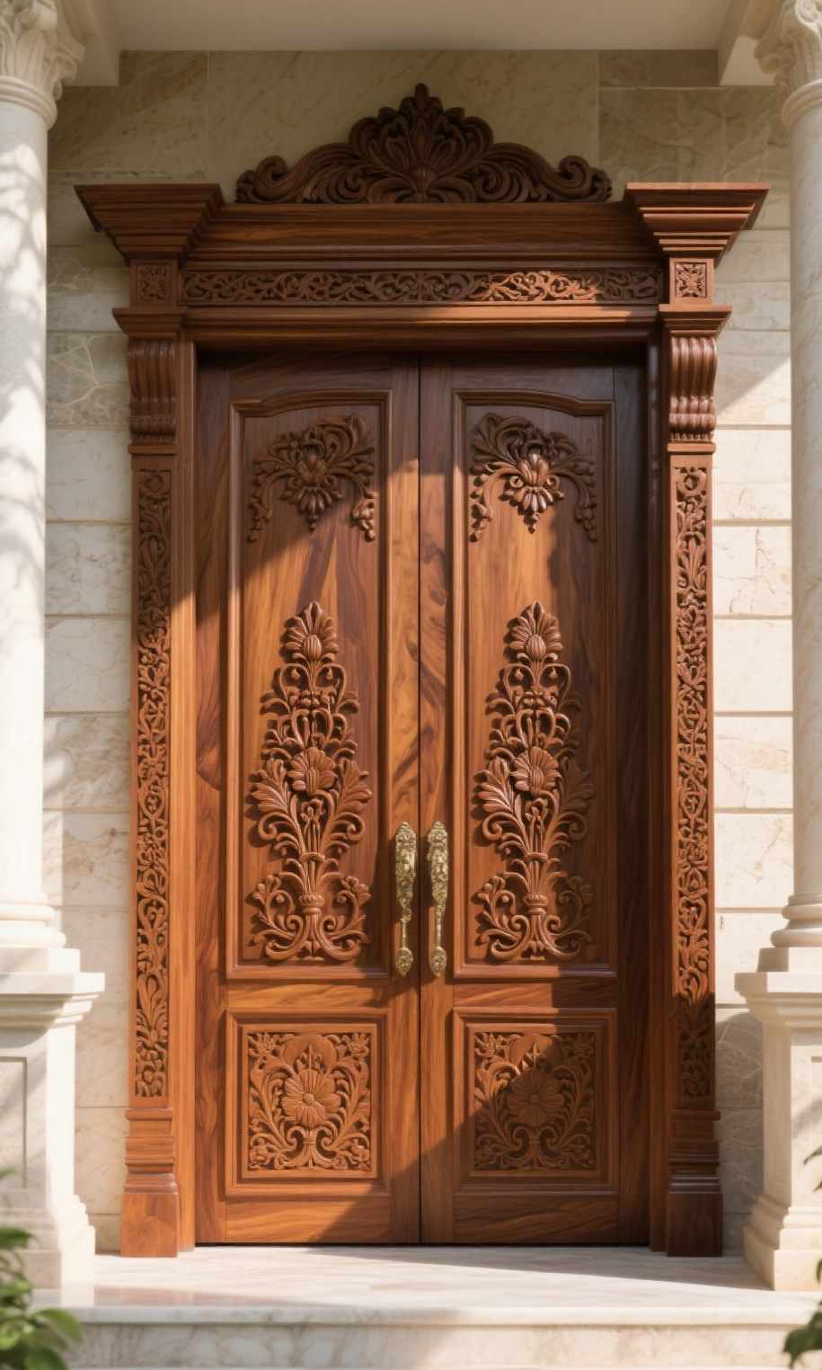 Jual Pintu Kayu Jati Minimalis & Ukir Klasik Modern 13