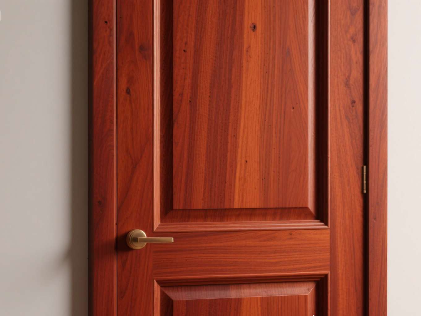 Jual Pintu Kayu Mahogany (Mahoni) 2