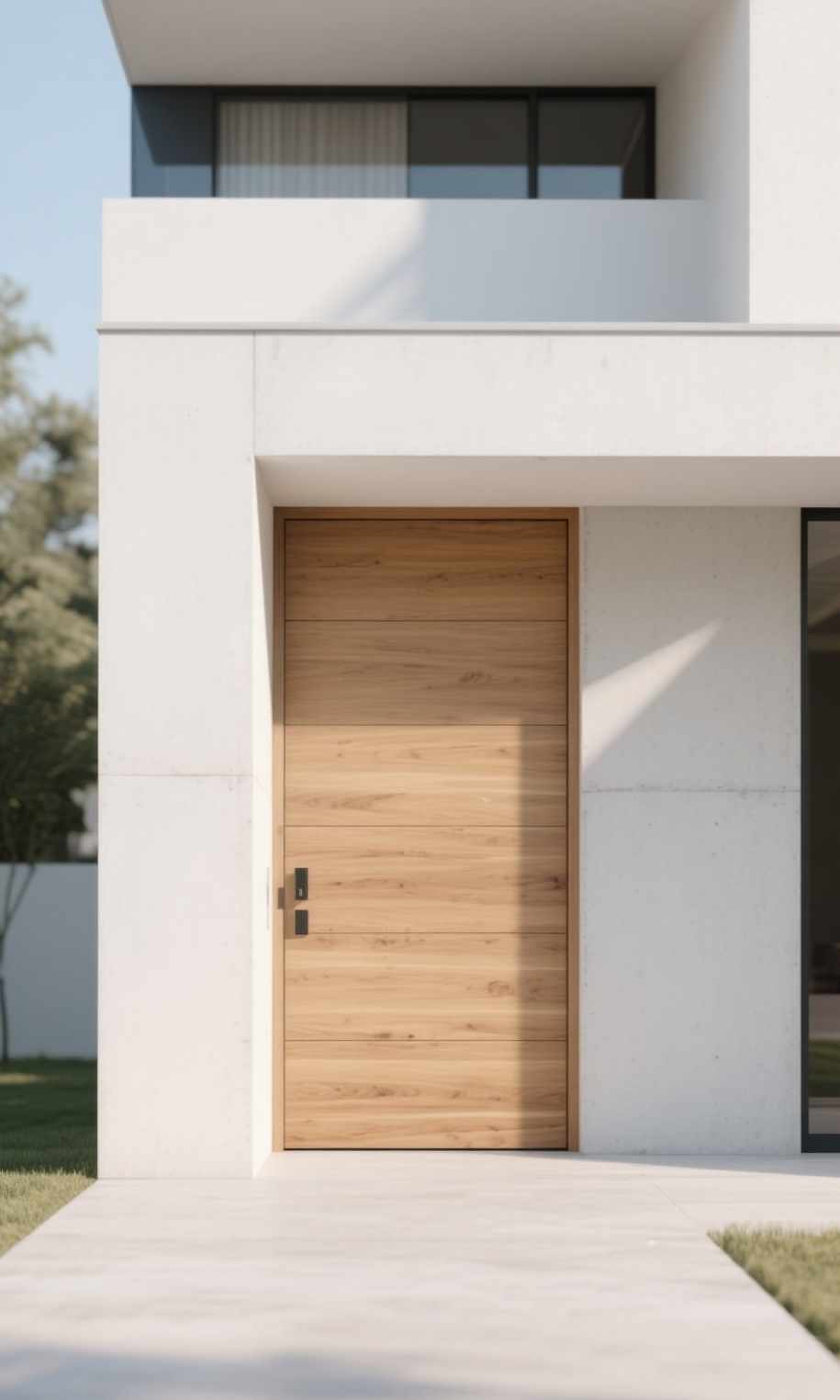 Model Pintu Kayu Single Modern Minimalis untuk Rumah Modern 11