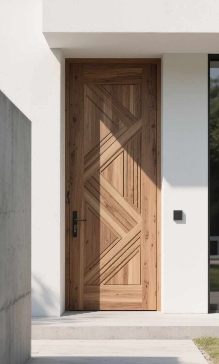 Model Pintu Kayu Single Modern Minimalis untuk Rumah Modern 12