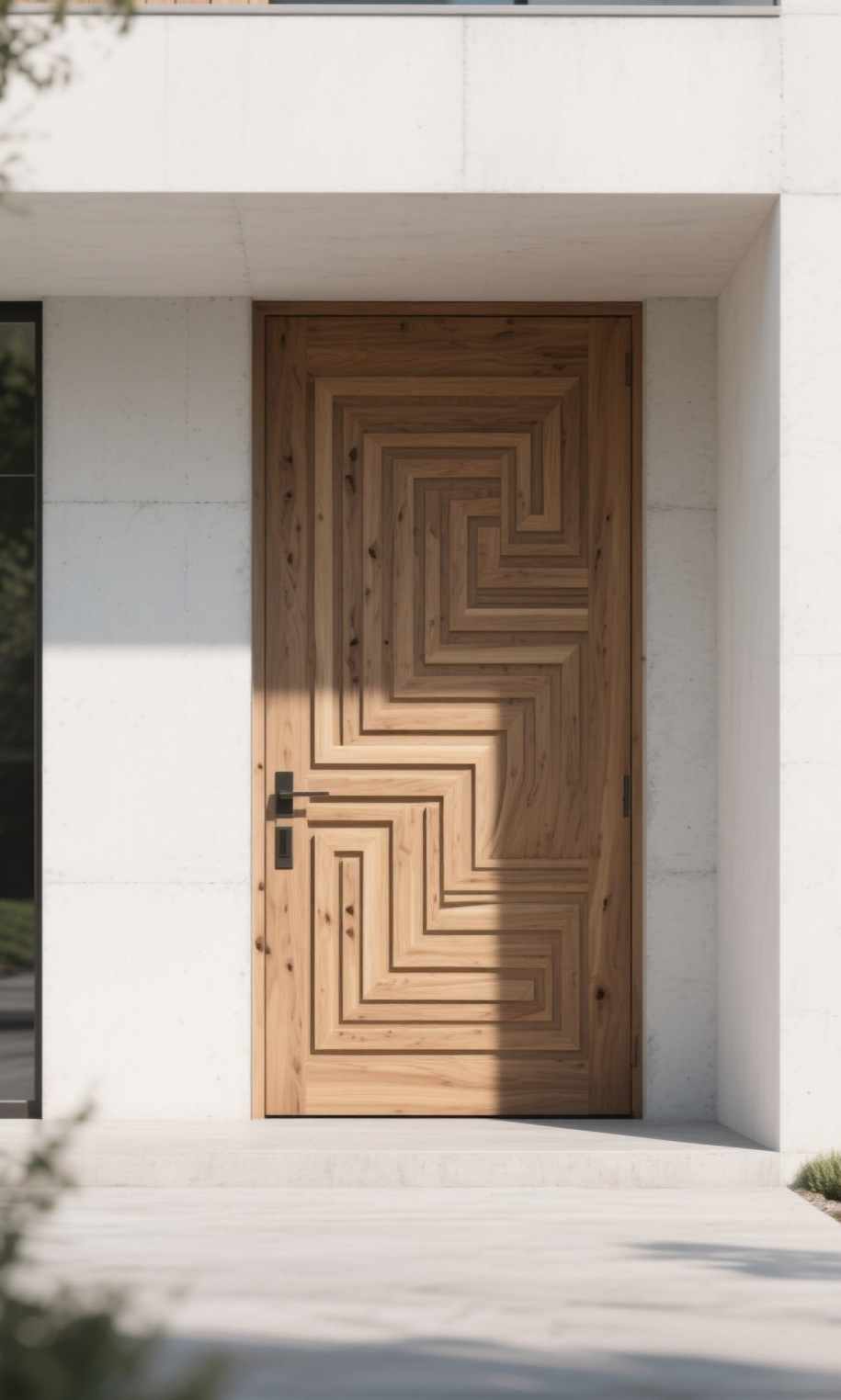 Model Pintu Kayu Single Modern Minimalis untuk Rumah Modern 13