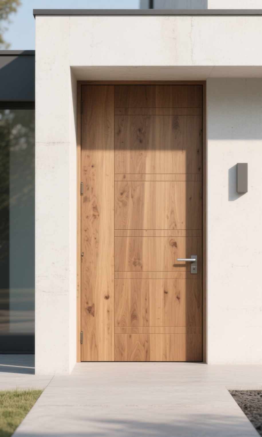 Model Pintu Kayu Single Modern Minimalis untuk Rumah Modern 14