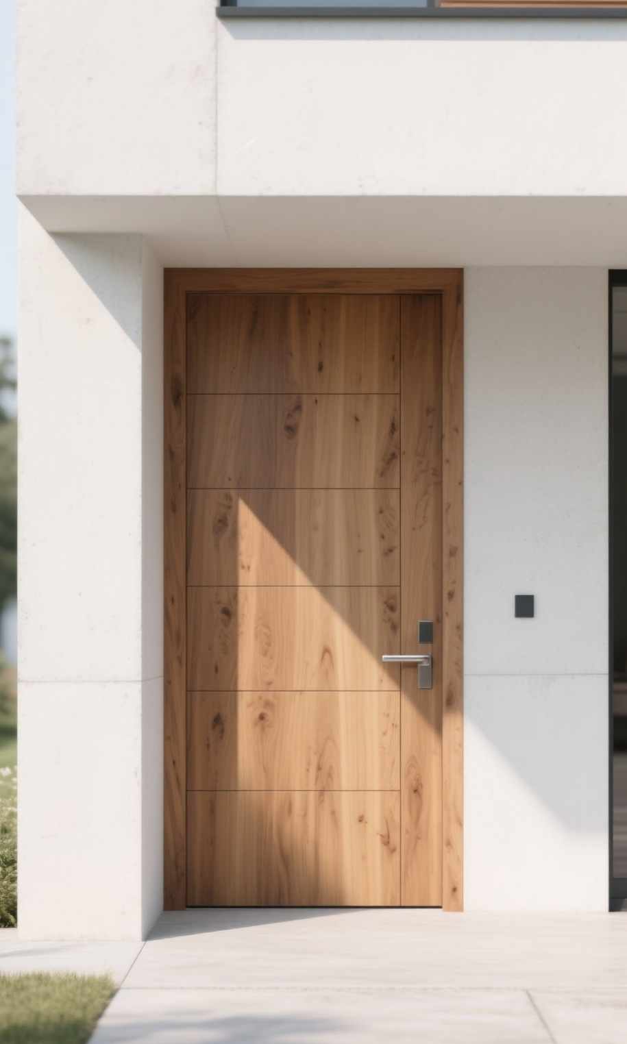 Model Pintu Kayu Single Modern Minimalis untuk Rumah Modern 17