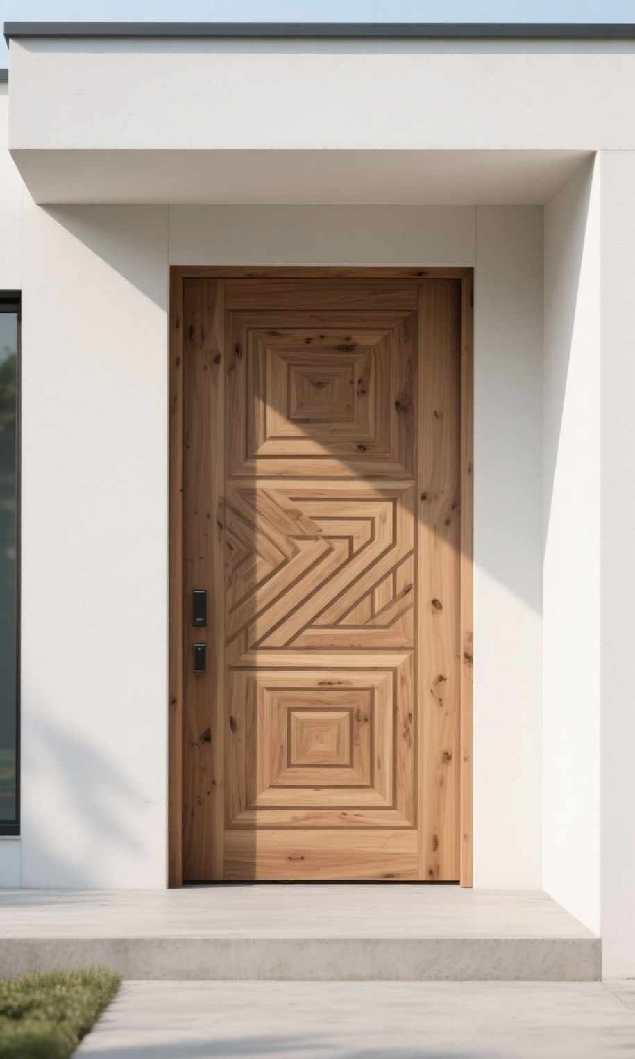 Model Pintu Kayu Single Modern Minimalis untuk Rumah Modern 3