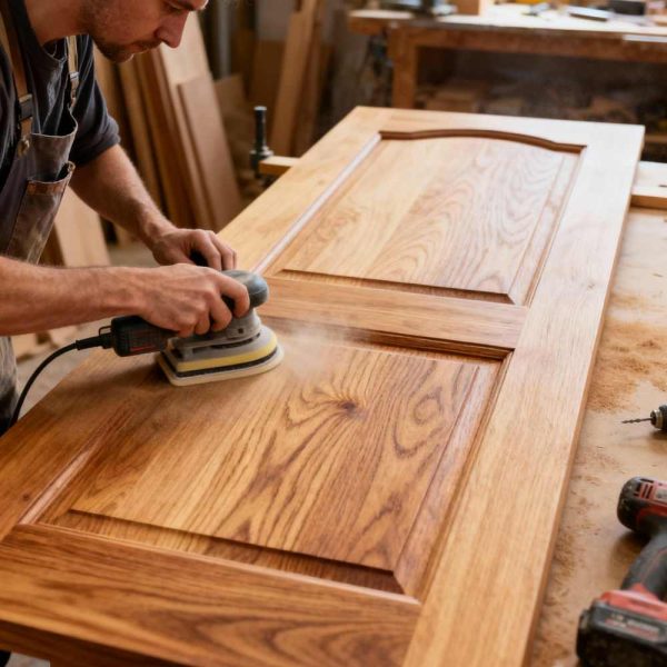 Jasa Finishing Pintu Kayu Profesional & Tahan Lama 1