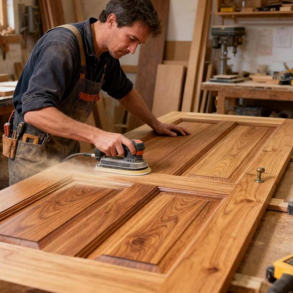 Jasa Finishing Pintu Kayu Profesional & Tahan Lama 2